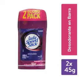 Lady Speed Stick Desodorante En Barra Floral 45G 2U