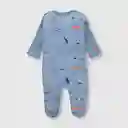 Body De Bebé Osito Velero Niño Azul Talla 00m