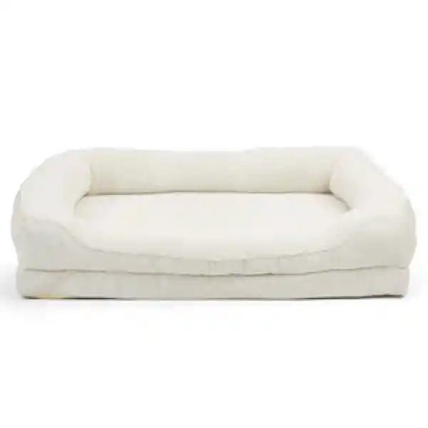 Everyyay Cama Ortopédica Rectangular Crema  Perro Grande