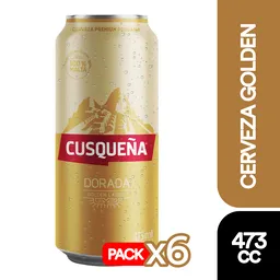 Cusqueña Cerveza Golden Lager en Lata Pack