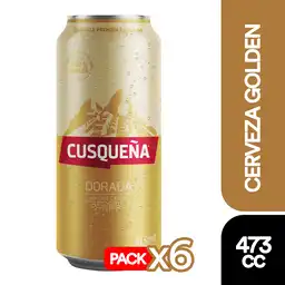 Cusqueña Cerveza Golden Lager en Lata Pack