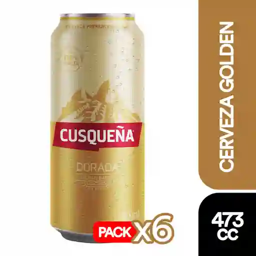 Cusqueña Cerveza Golden Lager en Lata Pack