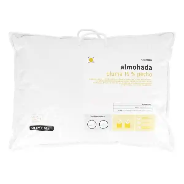 Almohada Plumas 70 x 50 cm