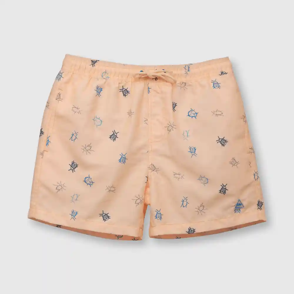 Traje De Baño Protección Uv De Niño Naranjo Talla 8a