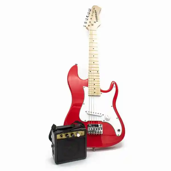 Pack Guitarra Eléctrica Niño Color Rojo