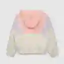 Polerón Bloques De Niña Rosado Talla 6a