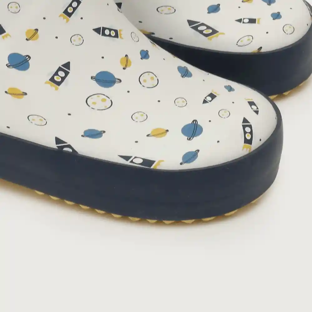 Botas Estampado Espacial Niño Azul Talla 28