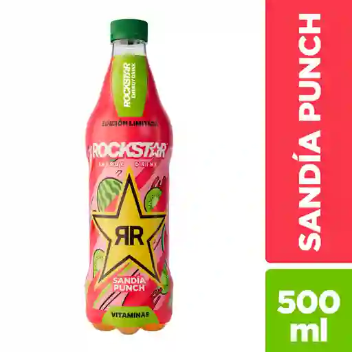 Rockstar Bebida Energética Sandía Punch 500 mL
