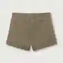 Short De Con Bolsillo Canguro Bebé Niño Verde Talla 9m