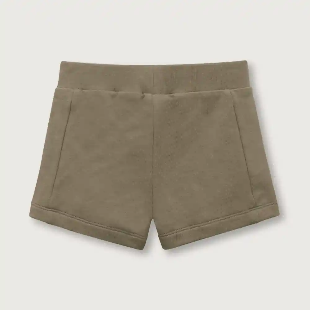 Short De Con Bolsillo Canguro Bebé Niño Verde Talla 9m