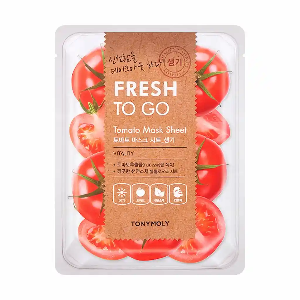 Tonymoly Mascarilla Hidratante Fresh to go Tomato Mask Sheet