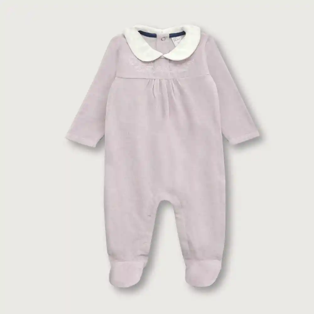 Enterizo De Bebé Niña Lila Talla 9m