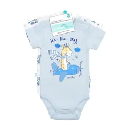 Body Manga Corta Bambino Niño - Jirafa - 3-6 Meses