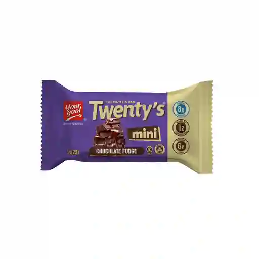 Twenty's Snack Barra Proteína Chocolate Fudge Mini