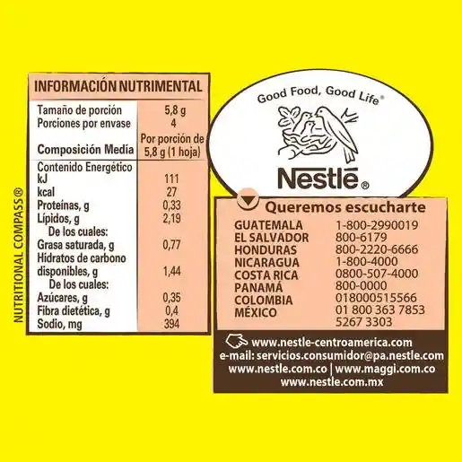 Maggi jugoso Al Sarten Hierbas