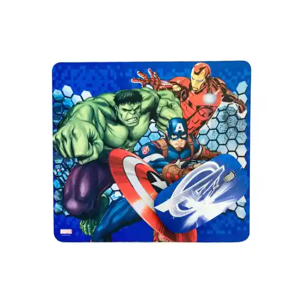 Kit Mouse Inalámbrico y Mouse Pad Avengers 1