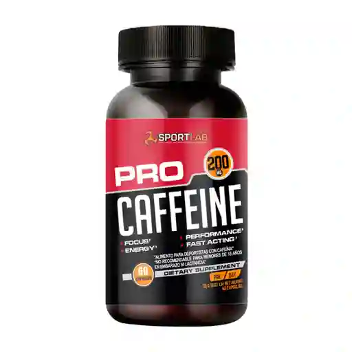   Sport Lab  Suplemento Dietario Caffeine 200 Energia 