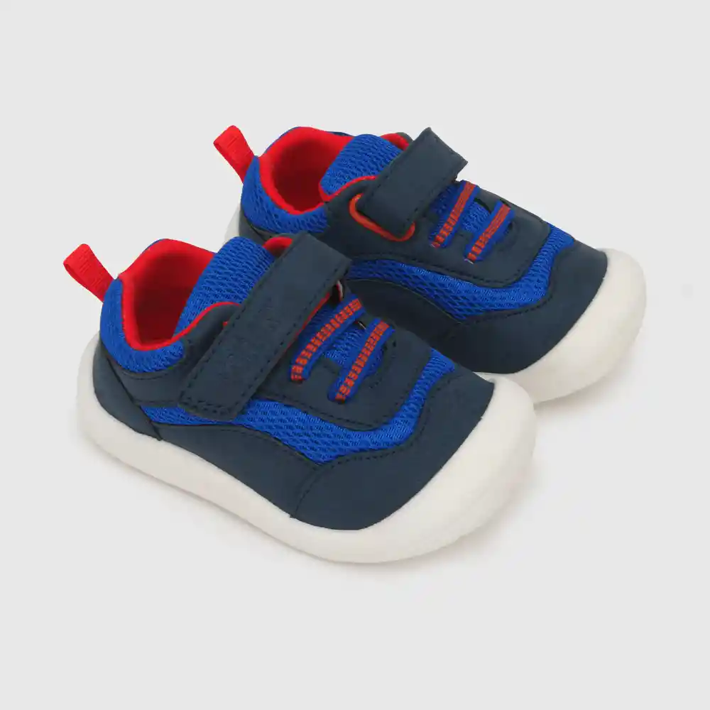 Zapatillas Para Niño Azul Talla 17