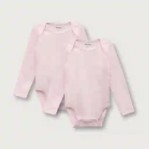 Pack De Bodies Bebé Niña Rosado Talla 9m