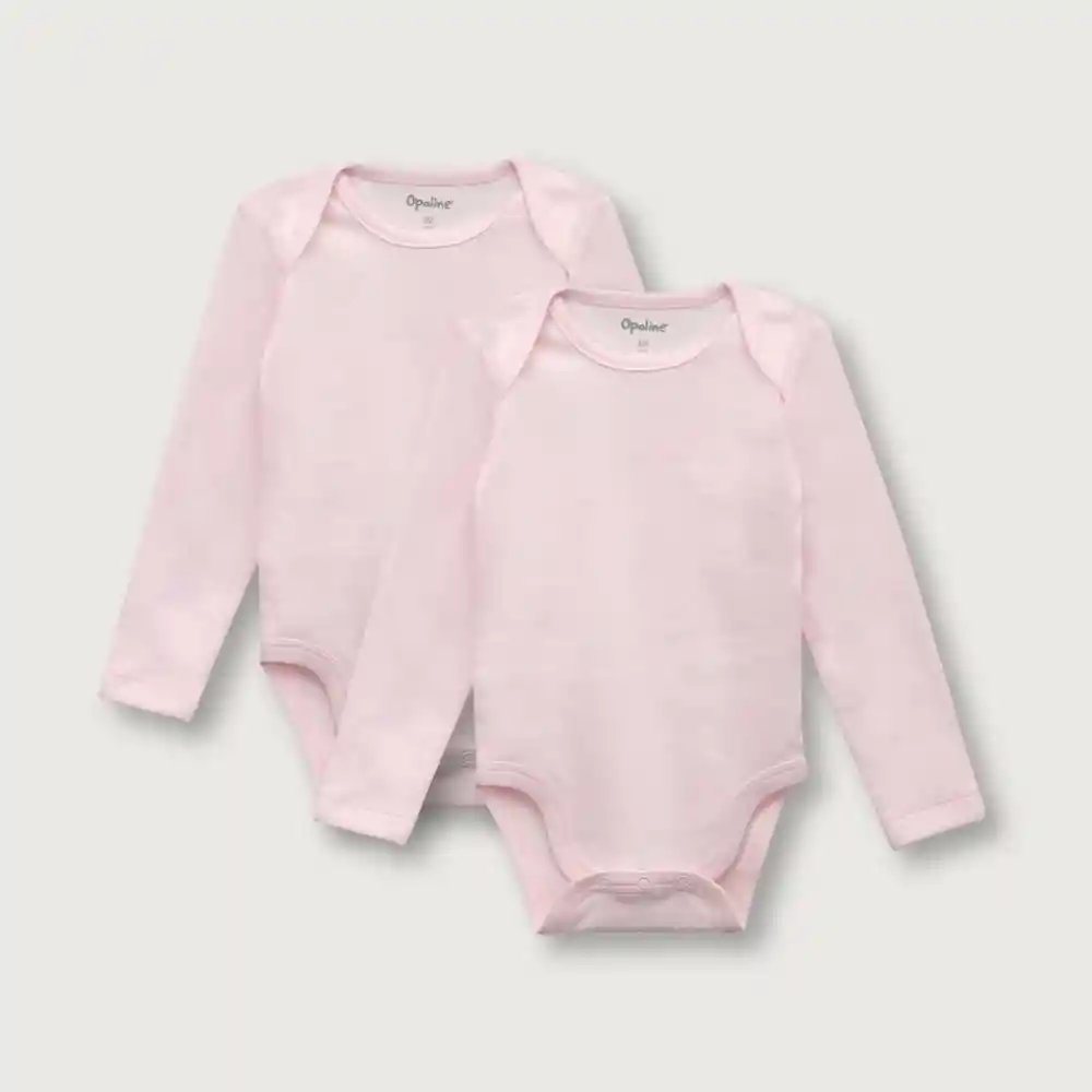 Pack De Bodies Bebé Niña Rosado Talla 9m