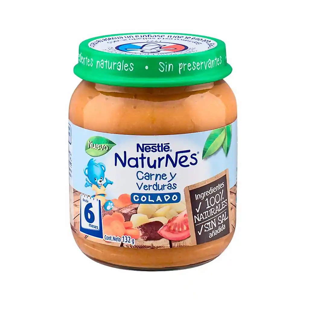 Naturnes Colado de Carne y Verduras