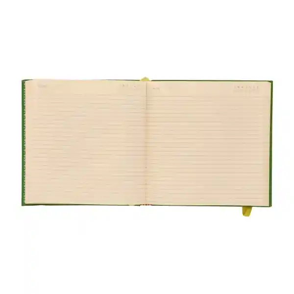 Libreta Tela Cuadrada 120 Hojas Líneas 15 x 15 cm 3224587000094