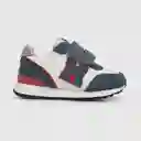 Zapatillas Para Niño Velcro Jogger Prepi Azul Talla 27 Colloky