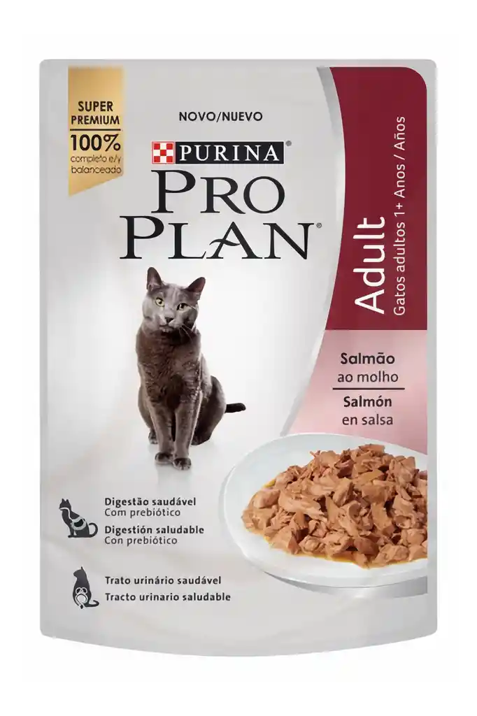 Pro Plan Alimento para Gato Adulto Salmón en Salsa