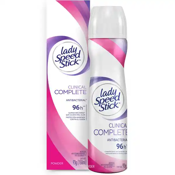 Desodorante en Spray Lady Speed Stick Clinical Powder 93 g