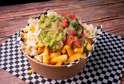 Papas Fritas con Guacamole