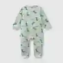 Pijama Entero de Bebé Niño Gris Melange Talla 12/18M Colloky