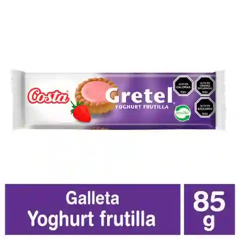2 x Galleta Gretel Costa 85 g Yog Frutilla