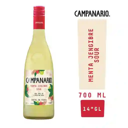 Campanario Cóctel Menta Jengibre Sour
