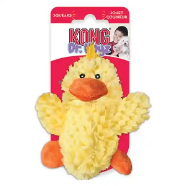 Kong Peluche de Pato Dr. Noyz Con Sonido  Perro