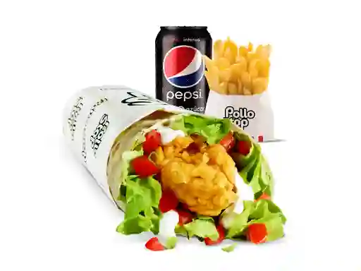 Combo chicken wrap campestre