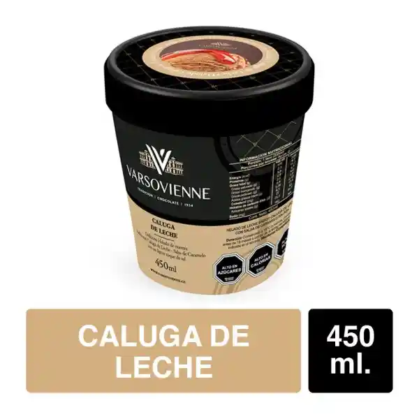 Varsovienne Helado Caluga Leche