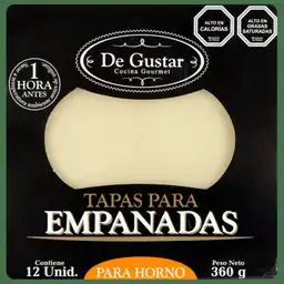 De Gustar Tapas para Empanadas para Horno