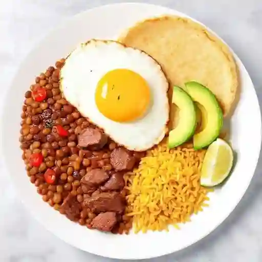 Calentado De Lentejas