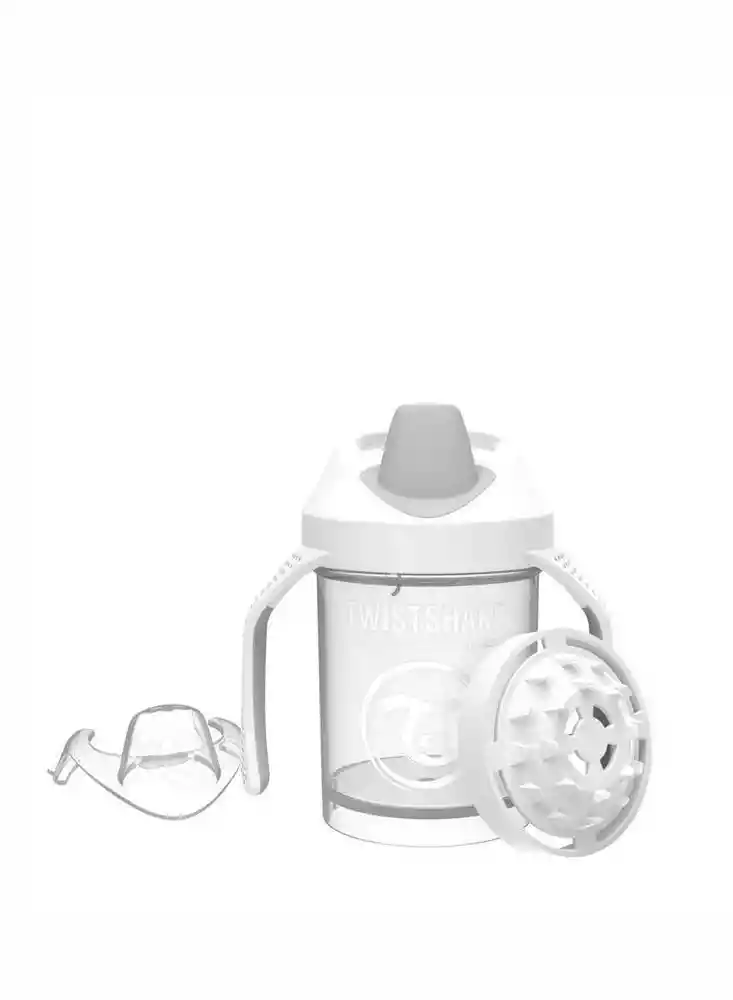 Twistshake Vaso Mini Cup 4+M Blanco Capacidad 230 mL