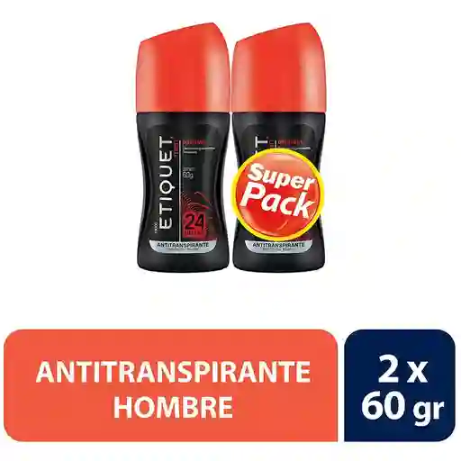 Etiquet Men Desodorante Antitranspirante Roll On 24 Horas