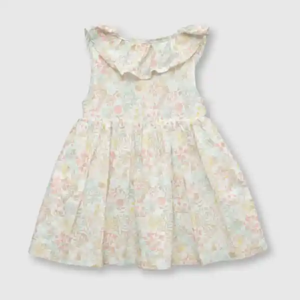 Vestido Flores Sand de Bebé Niña Talla 36M Colloky