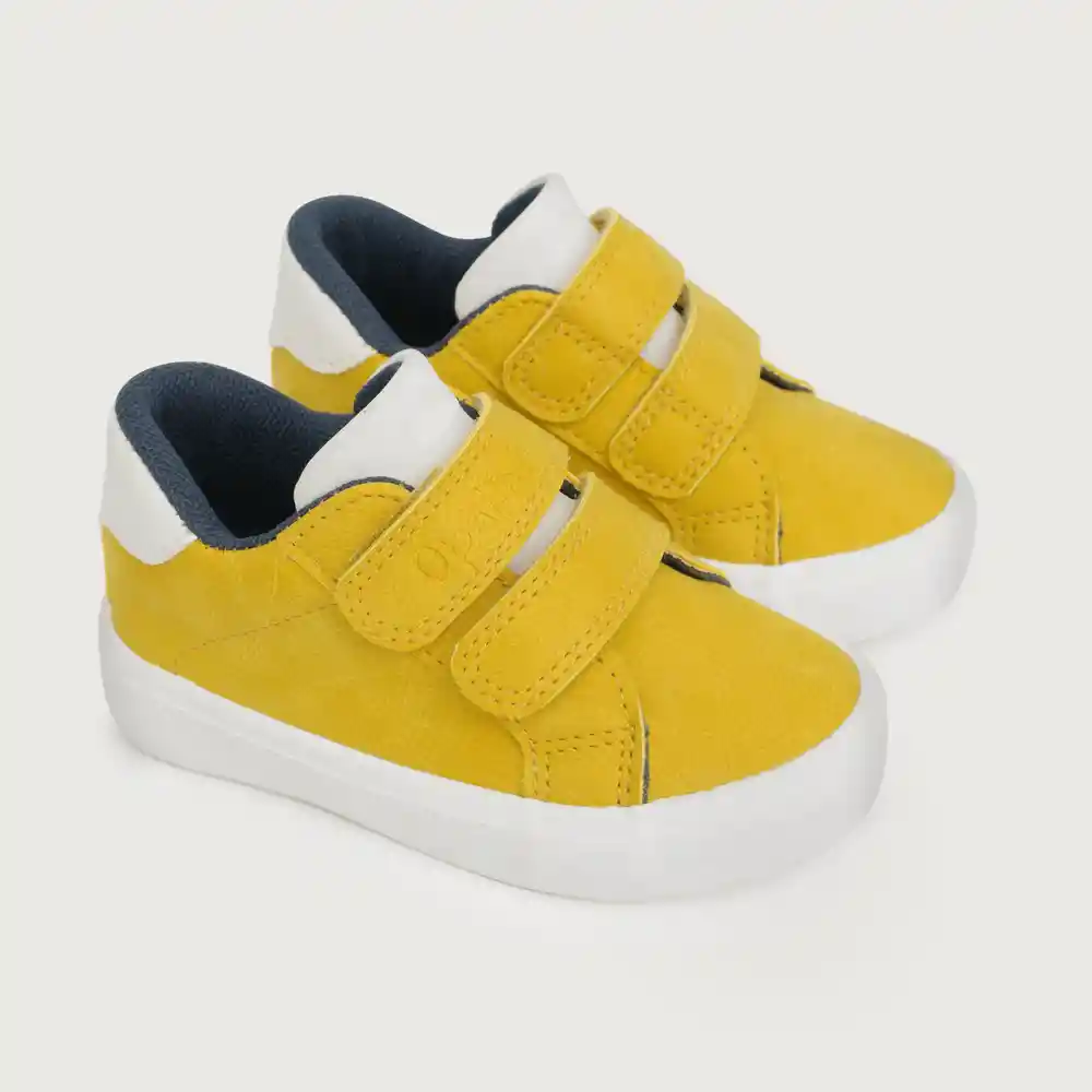 Zapatillas Urbana Niño Mostaza Talla 29