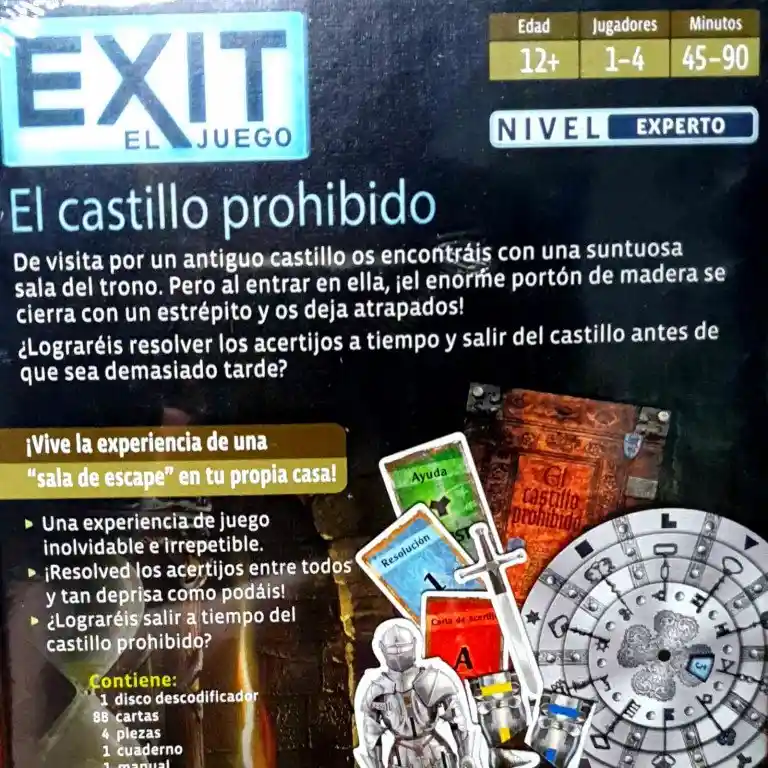 Juego de Mesa Exit el Castillo Prohibido