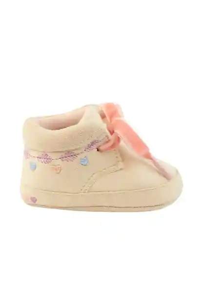 Botines Cordón Soft Bebé Niña Beige 16 805 Ficcus