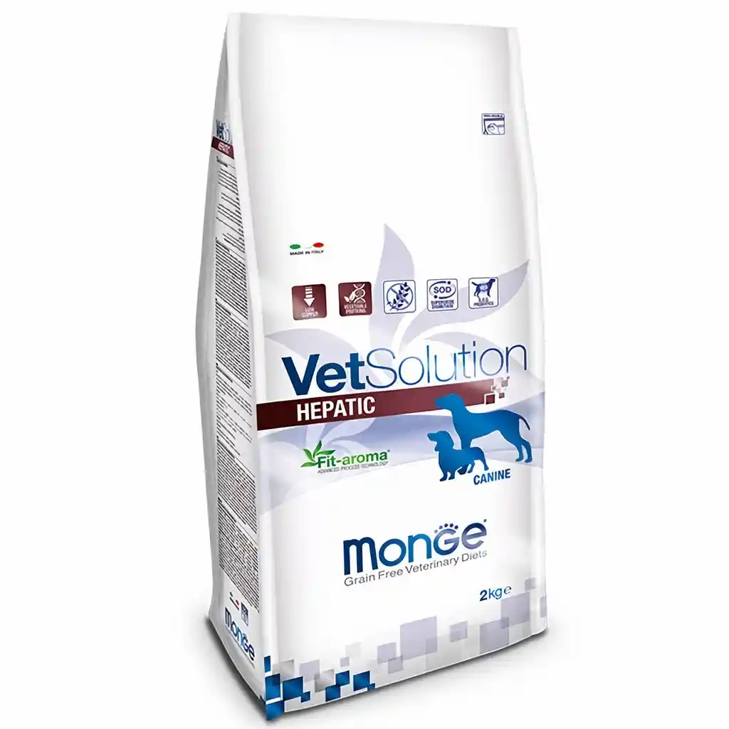 Monge Alimento Para Perro Pet Solution Hepatic Dog