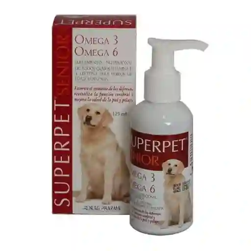 Drag Pharma Suplemento Omega 3 y 6 Superpet Senior