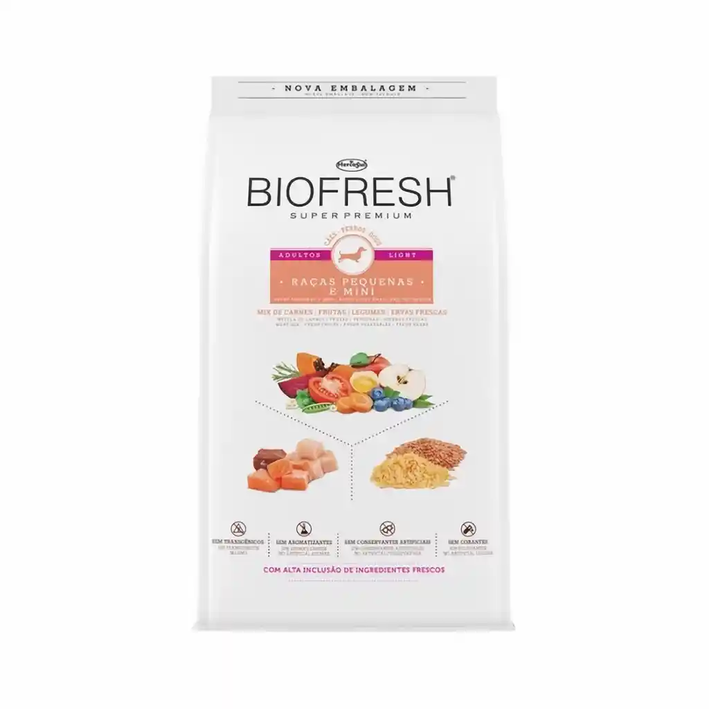 Raza Biofresh Alimento Para Perro Adultos Light Pequeñas Y Mini