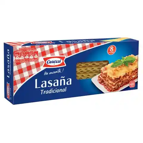 Carozzi Pasta para Lasaña Tradicional