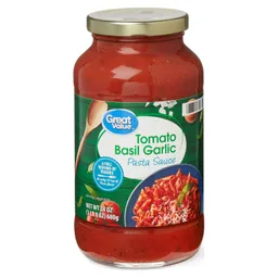 Great Value Salsa de Tomate con Albahaca y Ajo