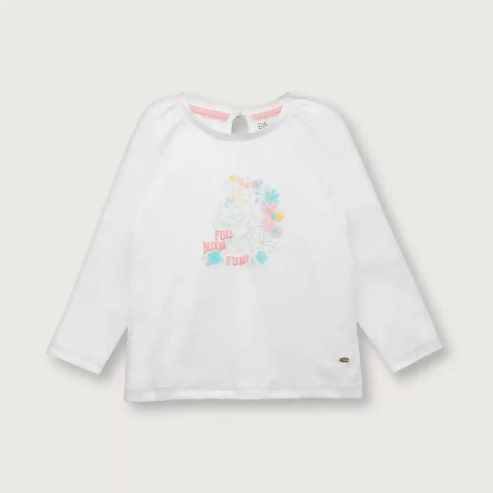 Polera Minnie Mouse Tipo Princesa Niña Blanca Talla 12M Opaline